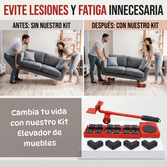 Kit Elevador de muebles