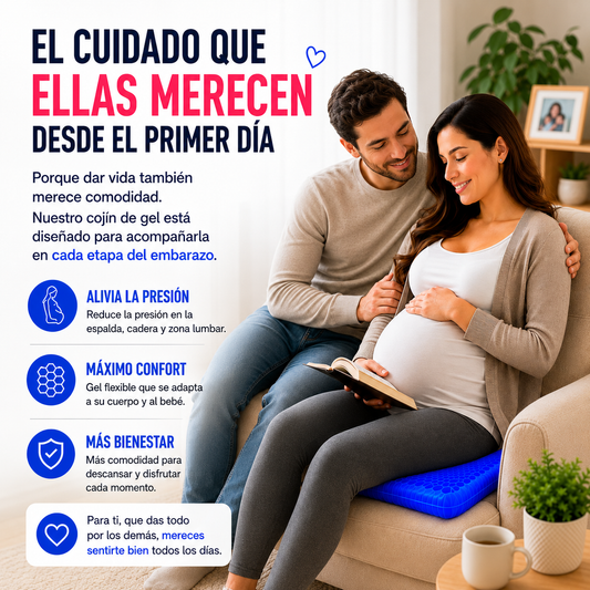 DILE ADIÓS AL DOLOR DE ESPALDA - COJÍN GEL FLEXIBLE