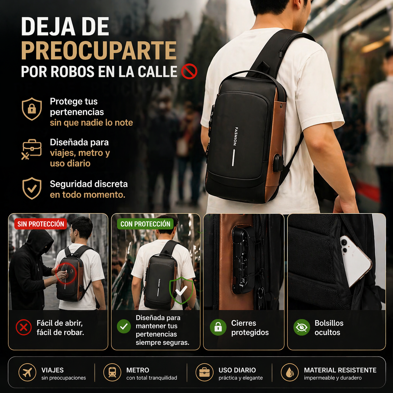 Mochila Antirobo